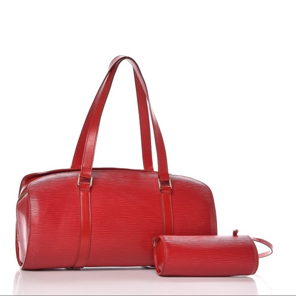 Louis Vuitton Soufflot Epi Red Leather - Picture 3 of 7